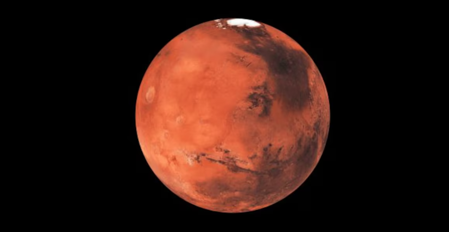 Planeta Marte está logo após a Terra no sistema solar e é conhecido pelo seu solo árido. No entanto, evidências apontam que o planeta já teve água e formas simples de vida.