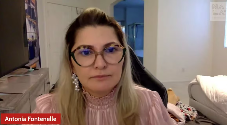 Antônia Fontenelle após ser chamada de 'preta do cabelo duro' em vídeo publicado no último dia 17 no YouTube.
