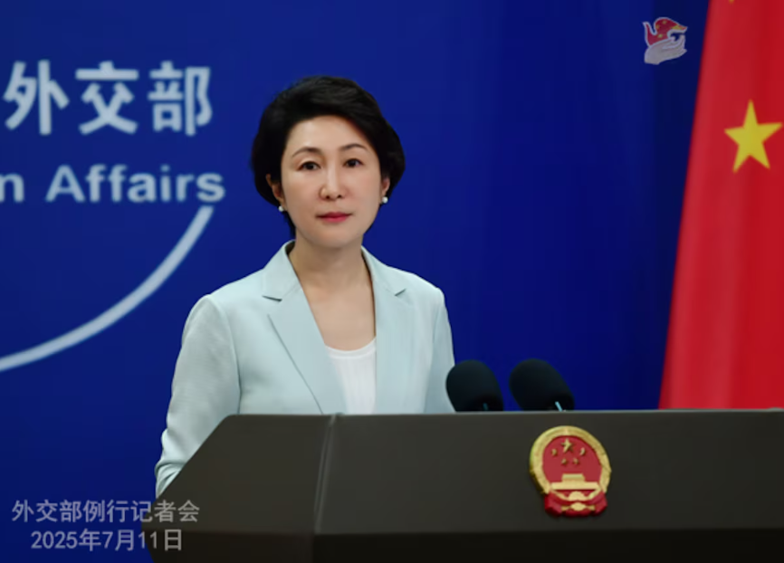 A porta-voz do Ministério das Relações Exteriores chinês, Mao Ning
