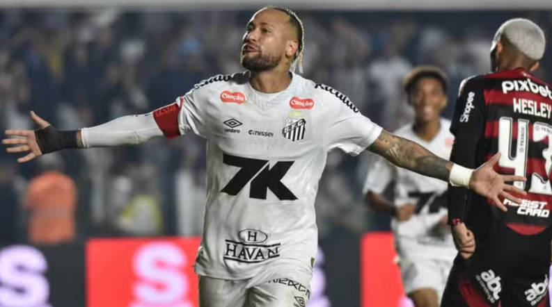 Gol de Neymar em Santos x Flamengo