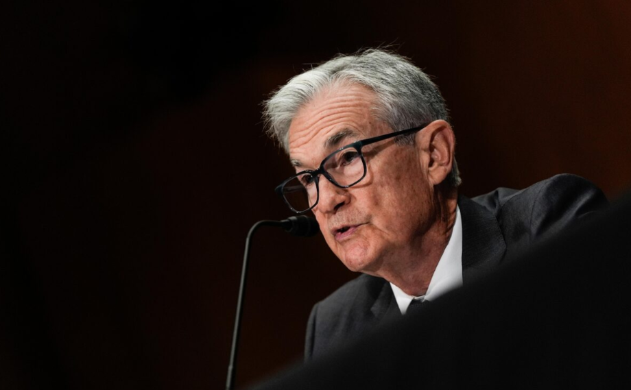 O presidente do Fed, Jerome Powell, audiência do Comitê Bancário do Senado, na quarta-feira, 25