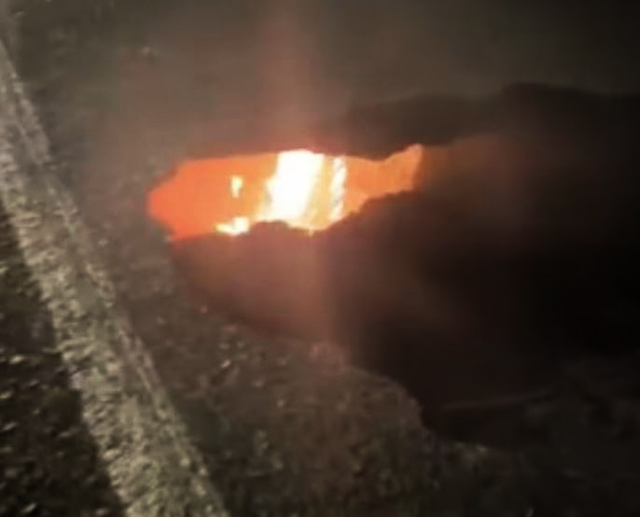 Na madrugada de hoje (30), um incêndio causou danos em uma galeria de drenagem no km 474, interrompendo o tráfego.