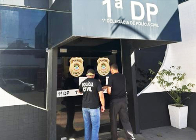 Delegacia de Terenos, onde o crime foi registrado