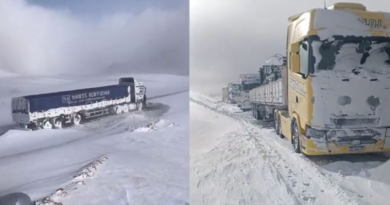 Nevasca prende brasileiros na Rota Bioceânica com frio de -12°C; estrada segue bloqueada até 7 de julho.