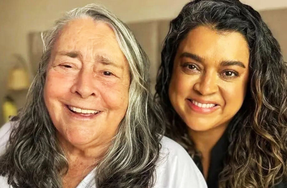 Sandra Gadelha, mãe de Preta Gil, se despede da filha ao lado de Gilberto Gil no Rio de Janeiro
