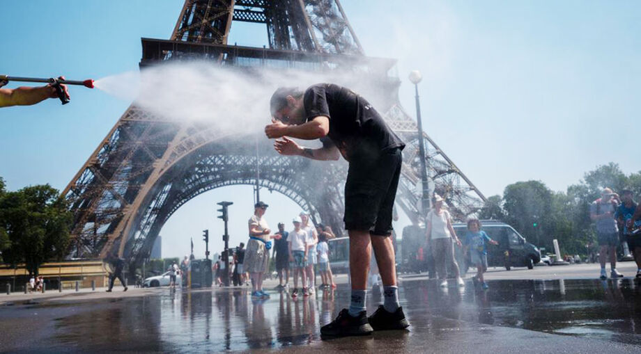 Paris foi uma das cidades castigadas pela alta de temperaturas