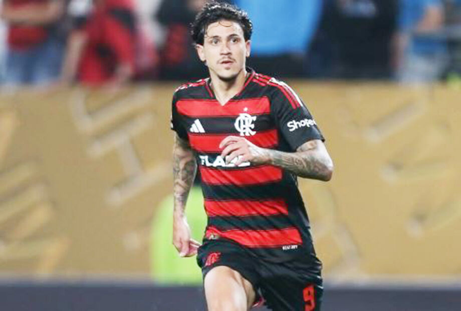 Pedro em ação pelo Flamengo: atacante segue nos planos e não será negociado, diz diretoria