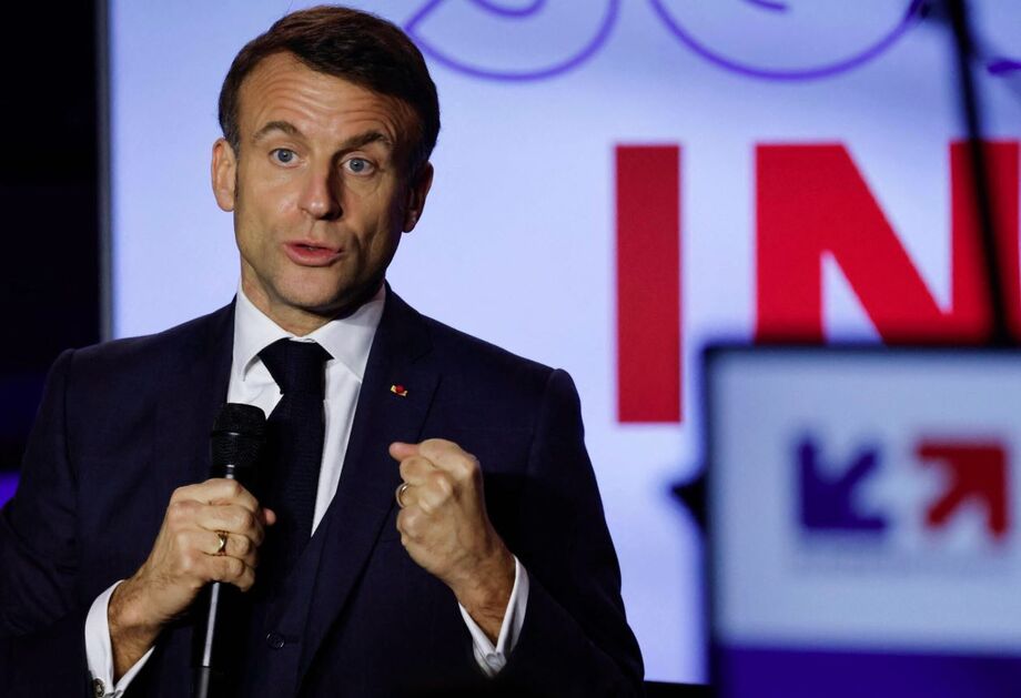 O presidente da França, Emmanuel Macron