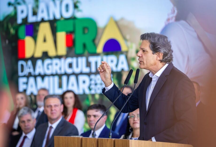 Haddad participa de lançamento do Plano Safra, em Brasília