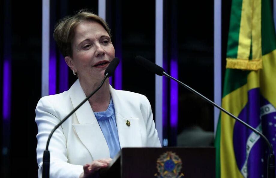 A senadora Tereza Cristina (PP-MS) faz parte da delegação de políticos brasileiros que viajou a Washington