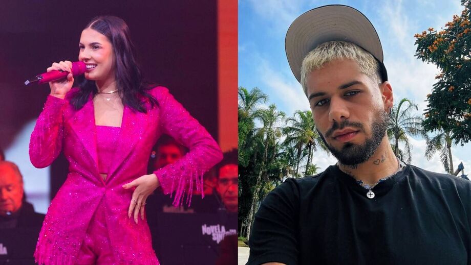 Os músicos Ana Castela e Zé Felipe brincam com rumores de um possível relacionamento entre eles