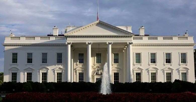 Vista da Casa Branca em Washington