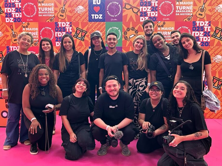 Estudantes acompanham produção de show e descobrem oportunidades