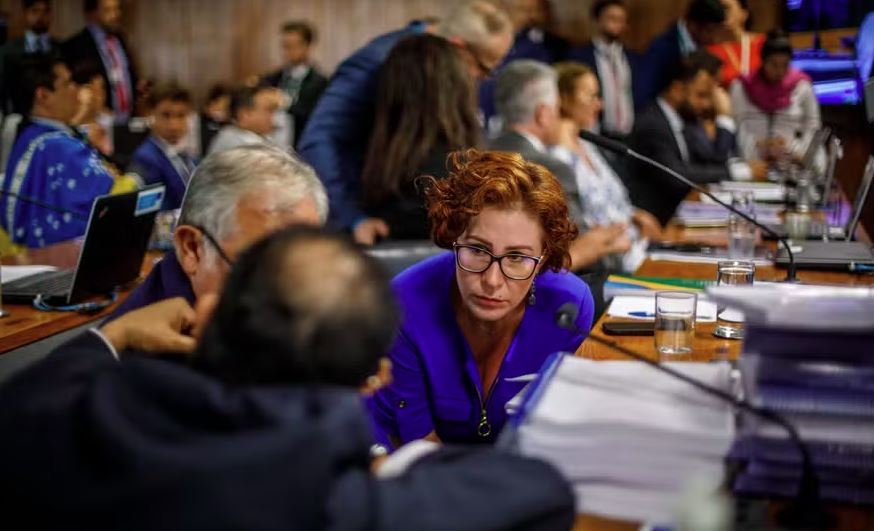 Deputada Federal Carla Zambelli no Congresso Nacional