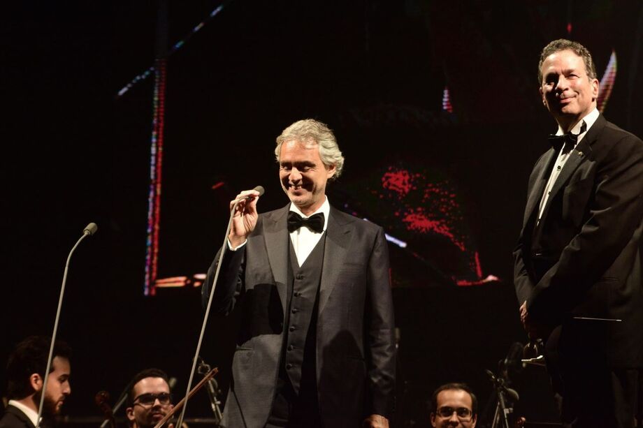 O tenor italiano Andrea Bocelli