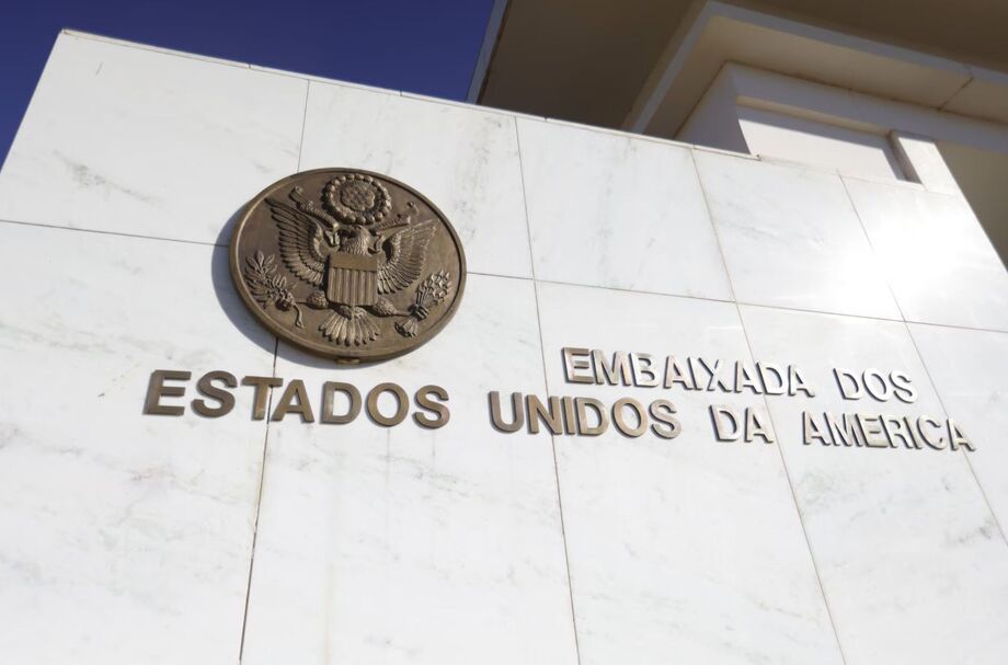 Fachada da Embaixada dos Estados Unidos da América (EUA) em Brasília
