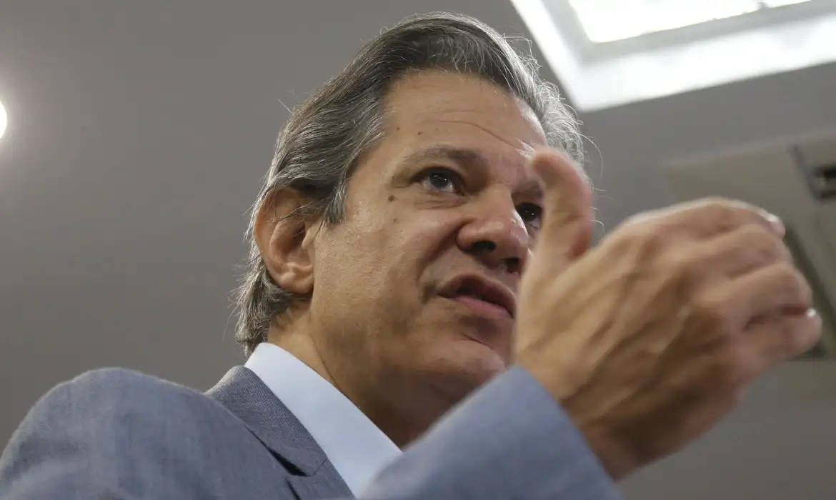 O ministro da Fazenda, Fernando Haddad