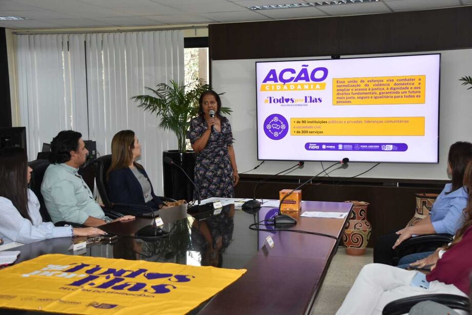 A desembargadora Jaceguara Dantas da Silva, coordenadora da Mulher em Situação de Violência Doméstica e Familiar do TJMS