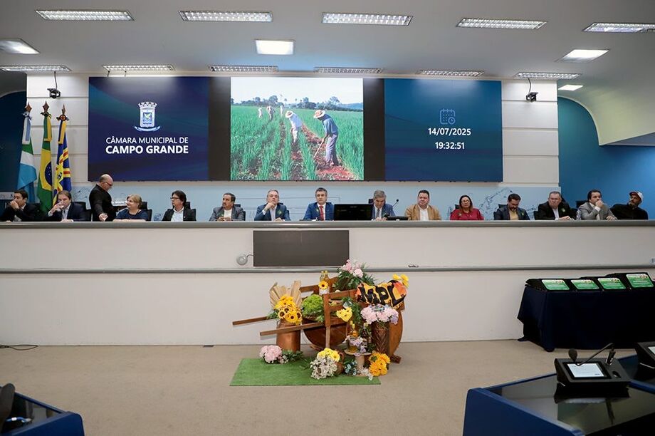 Campo Grande homenageia agricultores familiares com medalha criada pela Câmara Municipal