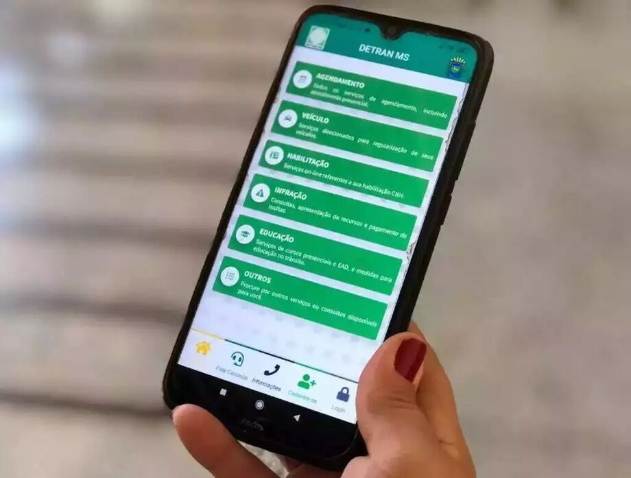 Aplicativo oficial do Detran-MS oferece serviços como agendamento, consulta de infrações e regularização de veículos, facilitando o acesso digital para os motoristas do estado.