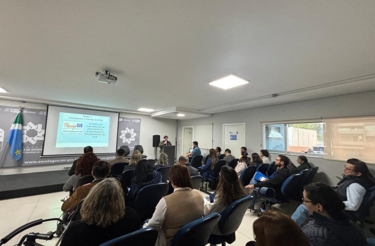 Evento promovido pela SES ocorreu nesta quarta-feira (2) na Fundação Escola de Governo de Mato Grosso do Sul, com apoio da CPPO e da AudSUS.