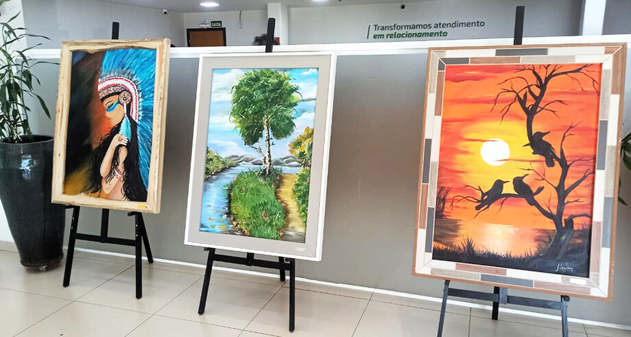 Projeto 'Arte para a Liberdade' utiliza pintura em telas como instrumento de ressocialização