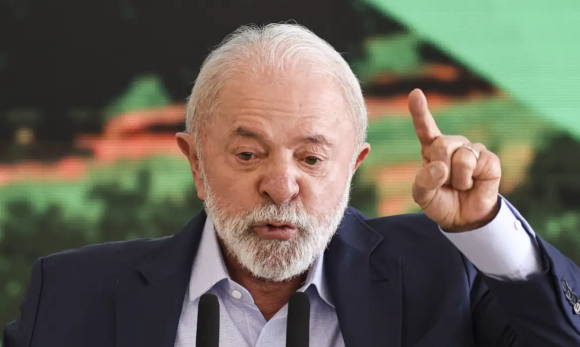O presidente Luiz Inácio Lula da Silva