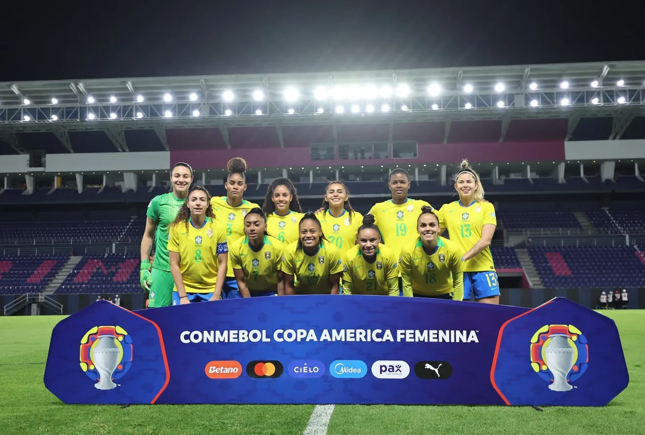 Equipe titular da Seleção Brasileira para jogo da Copa América Feminina
