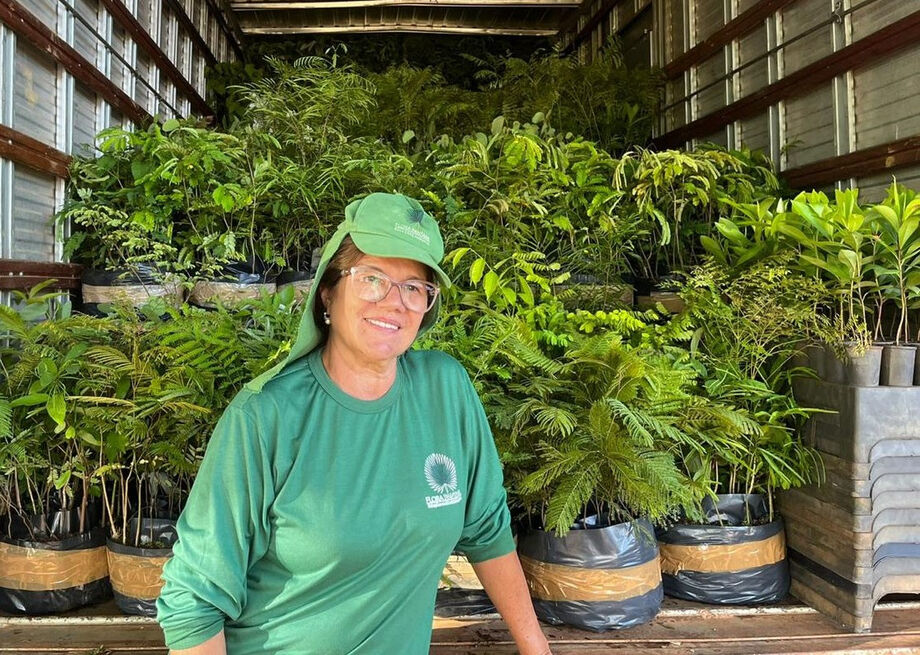 A empreendedora Zoe Aparecida Fontes Pereira conta com o apoio do Sebrae e Embrapii para desenvolver nova tecnologia para o negócio de produção de mudas que possui