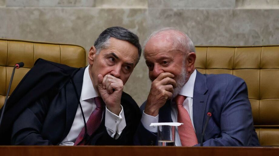 O presidente do STF, Luís Roberto Barroso, conversou com o presidente Lula após taxação imposta pelos EUA