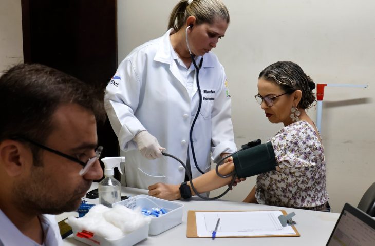 Em três dias, 130 servidores passaram por avaliações clínicas, reafirmando a importância da atenção básica como estratégia eficaz para o bem-estar do trabalhador.