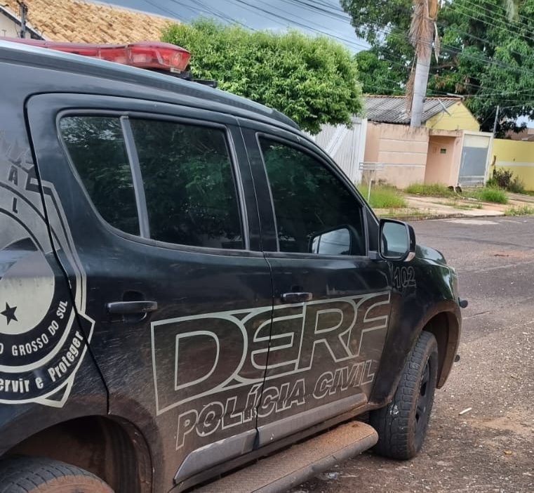 Prisão de evadido do sistema prisional foi realizada por equipe da DERF no Bairro Guanandi, em Campo Grande