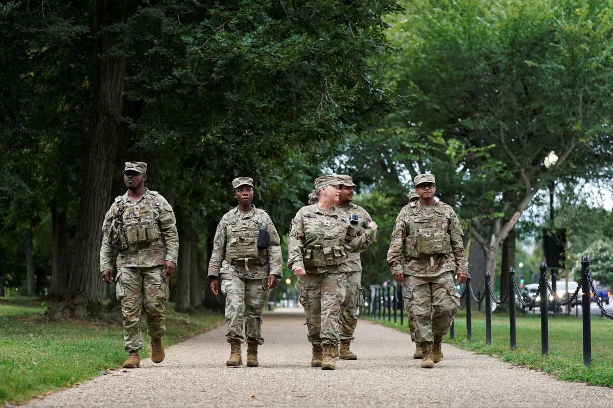 Membros da Guarda Nacional em Washington, D.C.