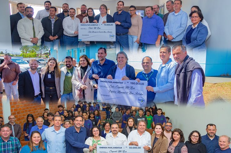 Deputado Caravina reforça compromisso com saúde e educação em Nova Andradina