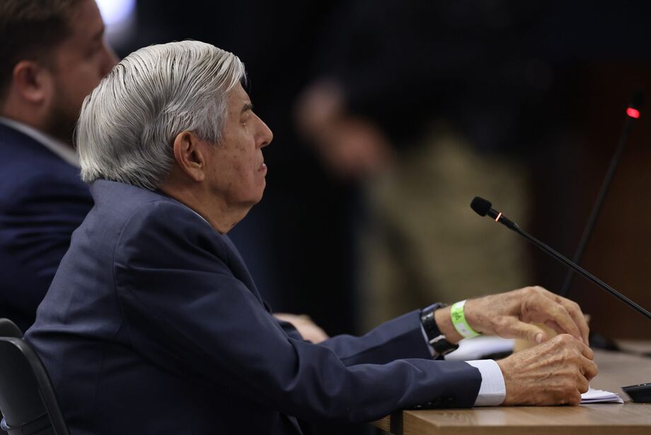 General Augusto Heleno durante o interrogatório no processo que apura a articulação de uma trama golpista
