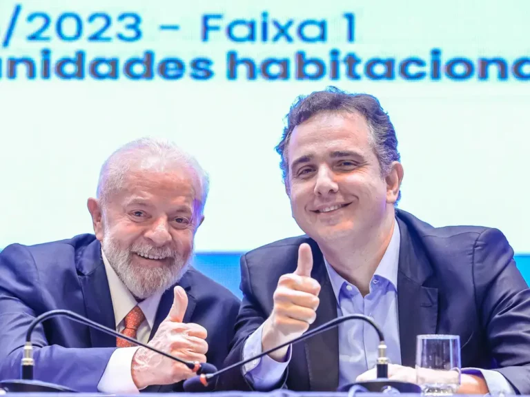 Lula e Rodrigo Pacheco: presidente apoia candidatura do ex-presidente do Senado ao governo de Minas Gerais