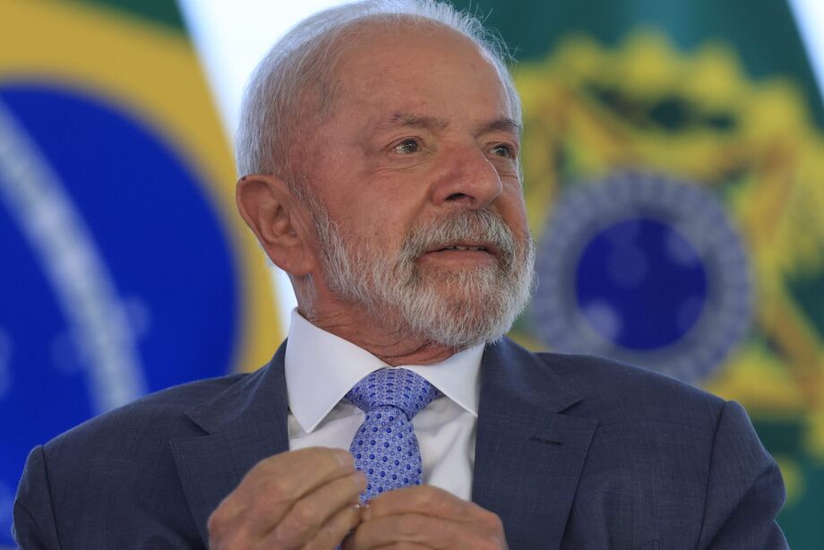 Lula em cerimônia no Planalto na segunda-feira, 4