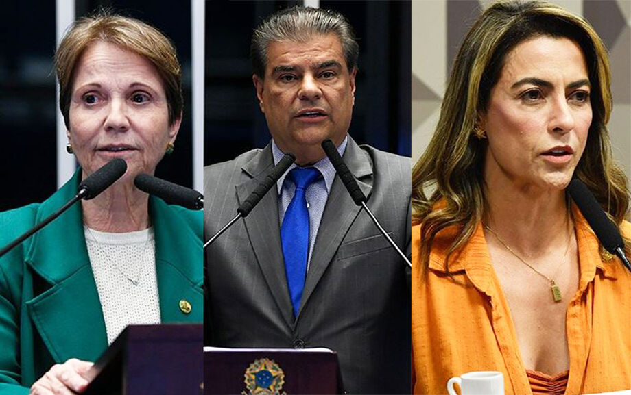 Os senadores: Tereza Cristina (PP), Nelsinho Trad (PSD) e Soraya (Podemos) votaram a favor da medida