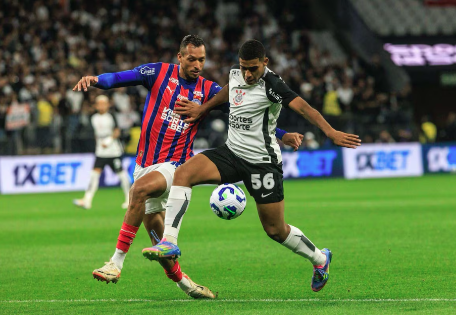 Corinthians e Bahia fazem 'jogo maluco' em Itaquera neste sábado.