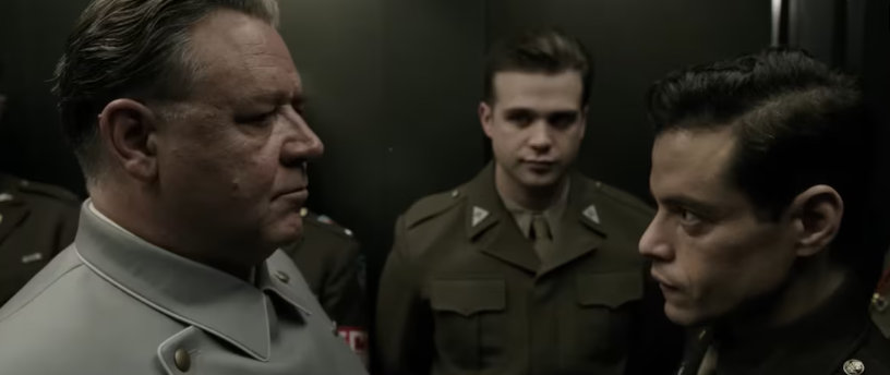 Longa estrelado por Rami Malek e Russell Crowe retrata os bastidores psicológicos do julgamento que marcou o fim da Segunda Guerra