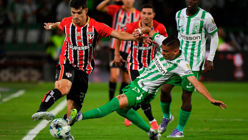 São Paulo e Atlético Nacional fizeram partida muito disputada na abertura das oitavas de final da Libertadores.