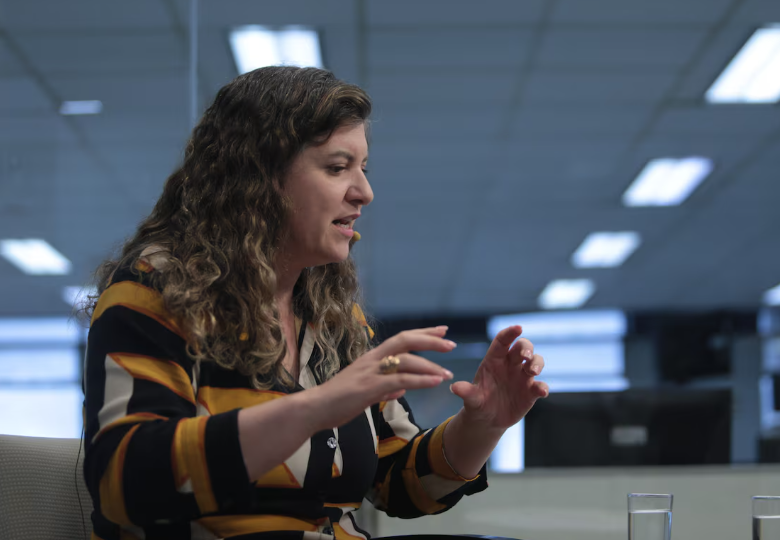 A jornalista Katia Brembatti, presidente da Abraji