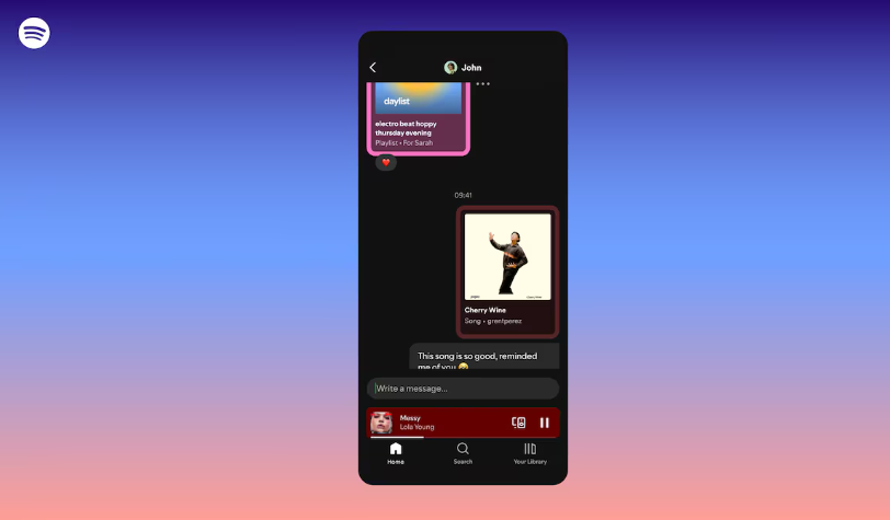 Spotify vai lançar chat no aplicativo.