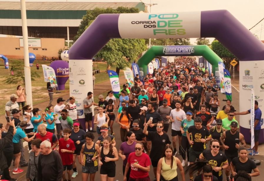 Três Lagoas recebeu a terceira etapa do Treinão para a Corrida dos Poderes