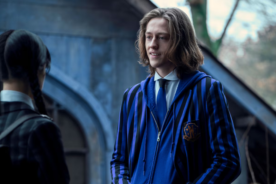 Percy Hynes White interpretou Xavier Thorpe em 'Wandinha', da Netflix.