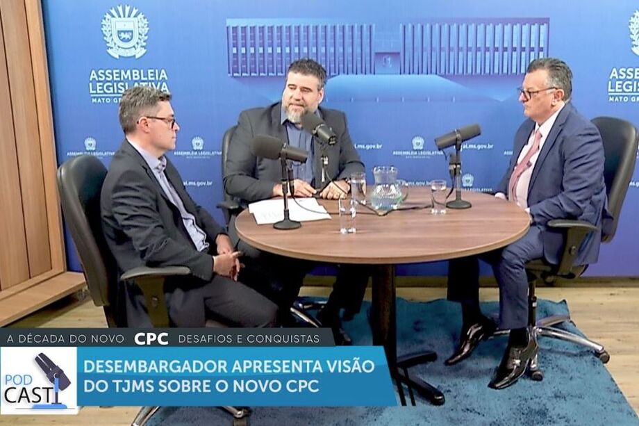 Novo episódio do podcast A Década do Novo CPC: Desafios e Conquistas estreia nesta semana na TV ALEMS