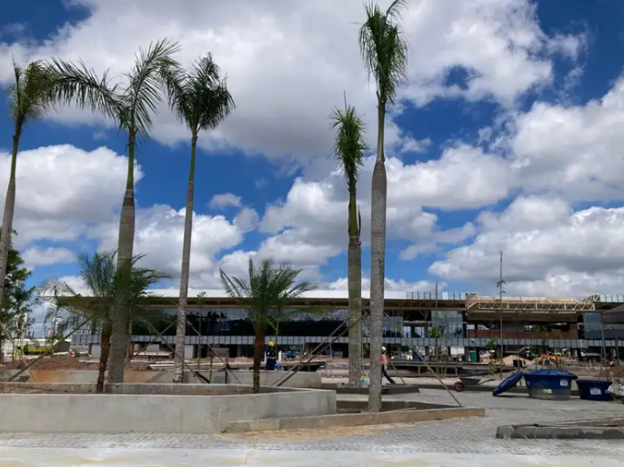 Obras do Parque da Cidade, em Belém, onde será realizada a COP30
