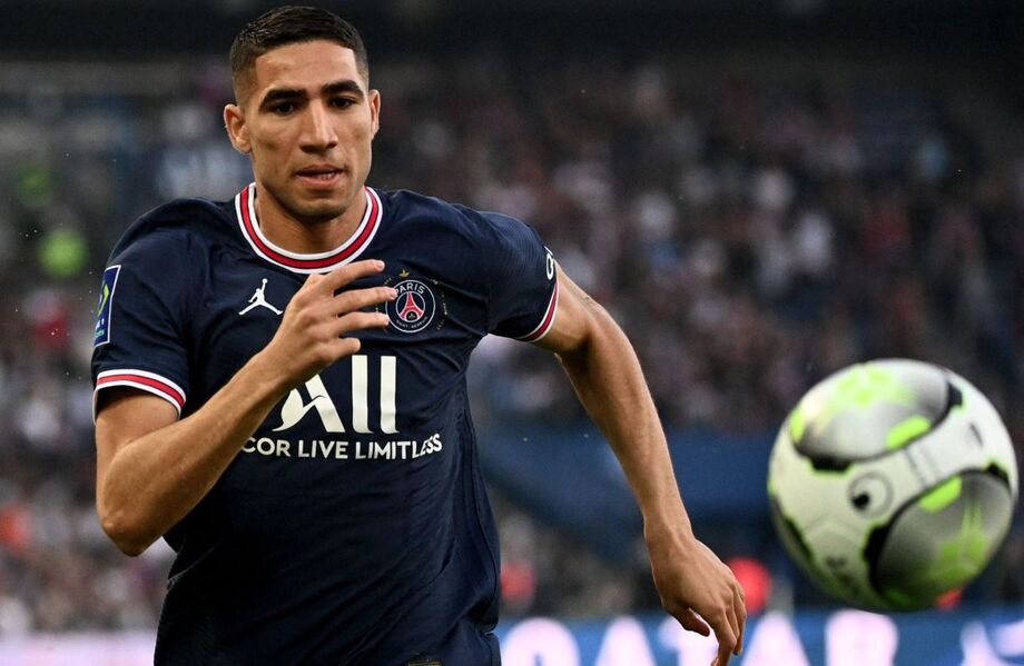 Achraf Hakimi foi indiciado após ser acusado por mulher de estupro.