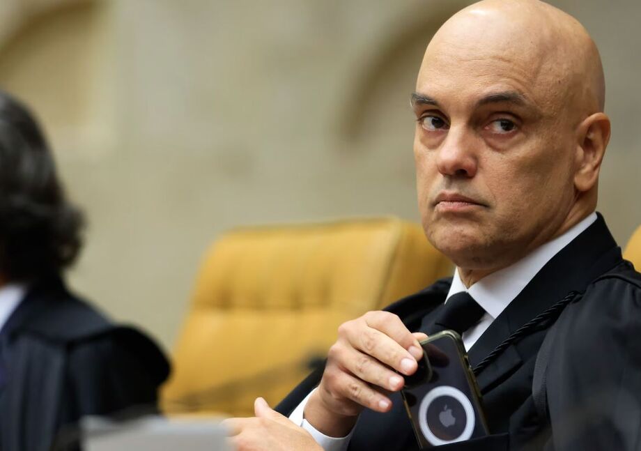 O ministro do Supremo Tribunal Federal Alexandre de Moraes discursou na sessão de reabertura dos trabalhos do Judiciário depois do recesso do meio do ano.