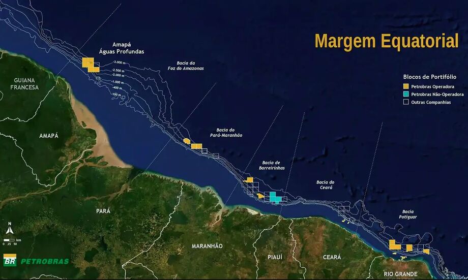 A Petrobras segue acelerando seus planos de exploração na Margem Equatorial, com foco em novas descobertas e investimentos de longo prazo.